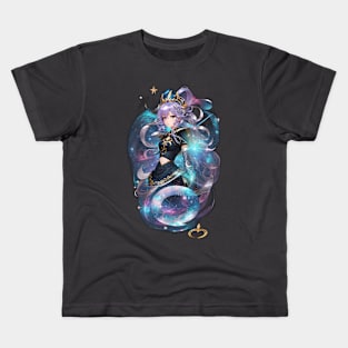 Ophiuchus Symphony: Captivating AI Anime Character Artistic Harmony Kids T-Shirt